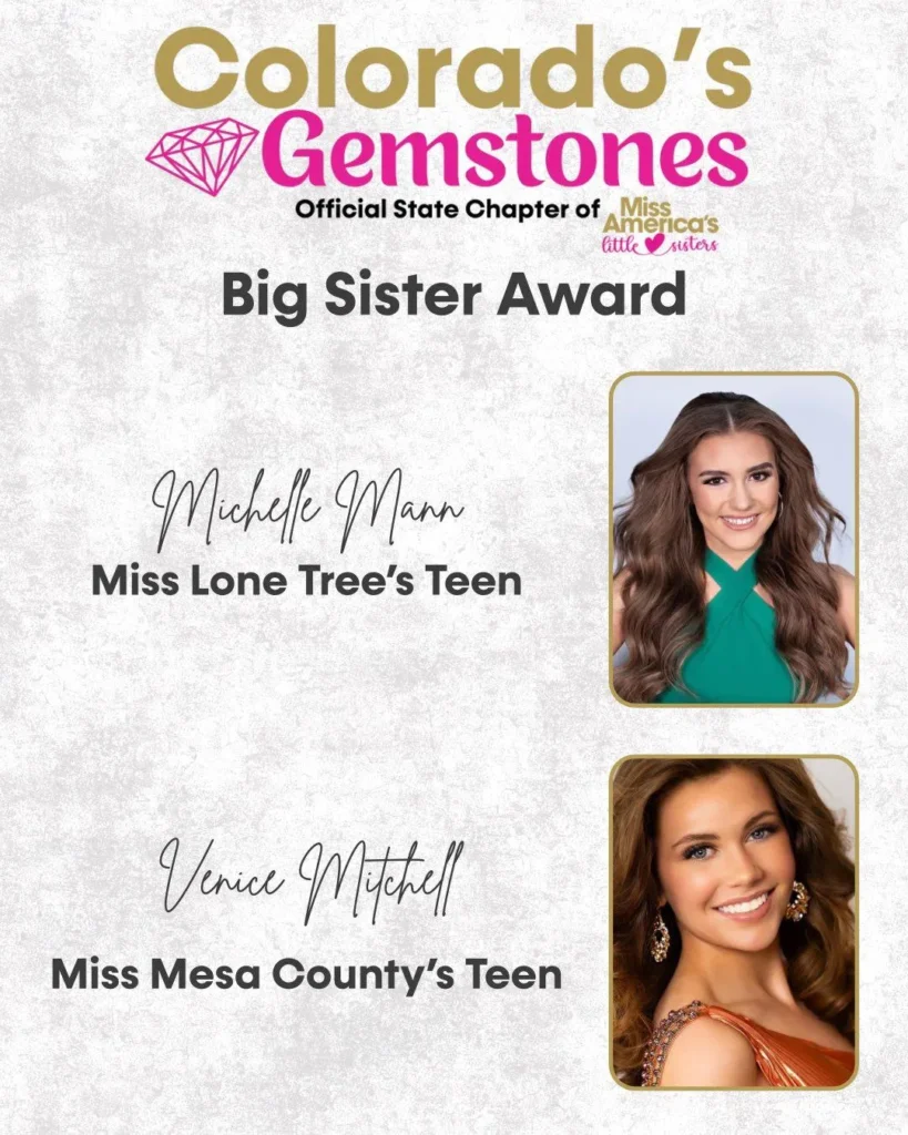 Colorado Gemstones Big Sister Awards 2025
