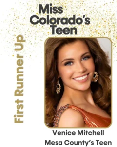 First Runner Up - Venice Mitchell - Mesa County's Teen 2025